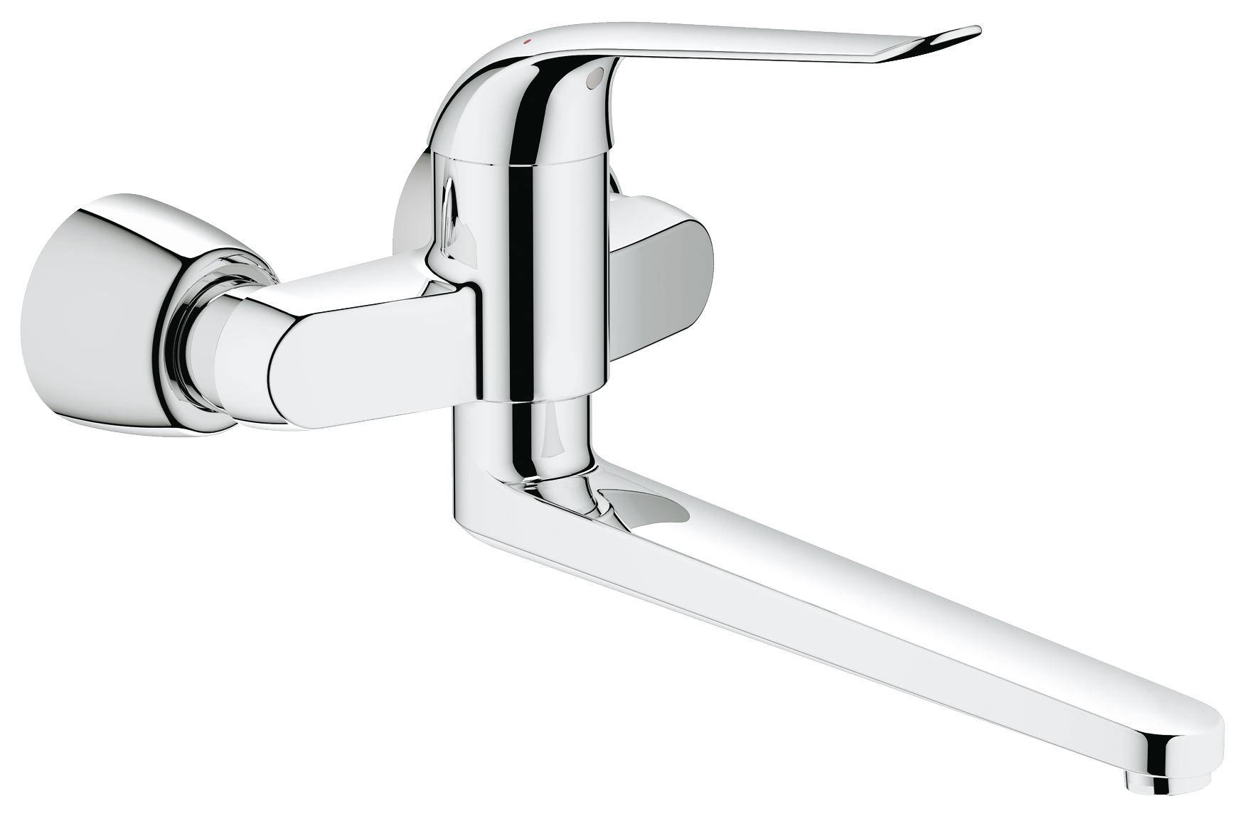 Смеситель для раковины GROHE Euroeco Special (вынос 342 мм, длина рычага 170 мм), хром (32775000)