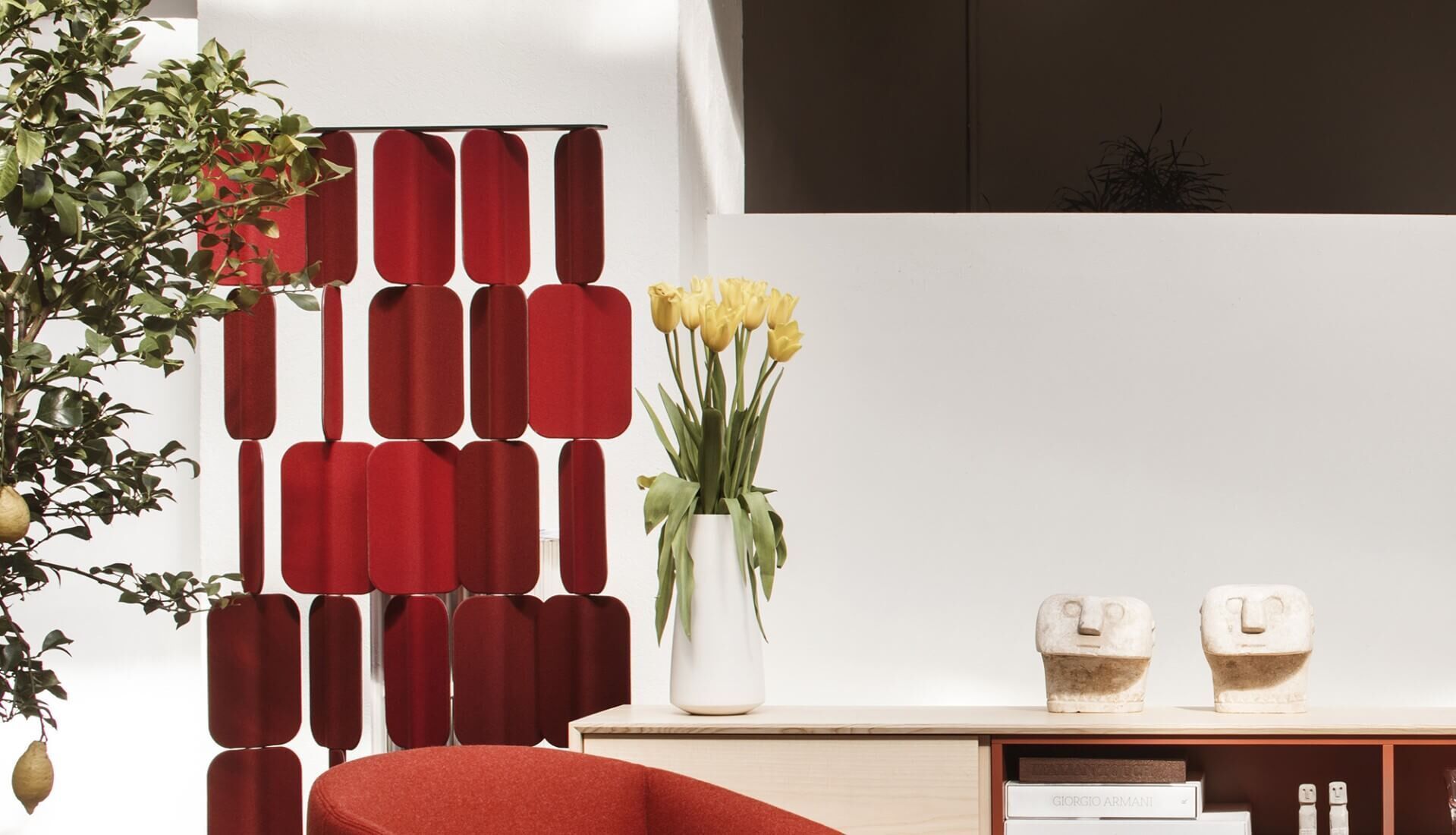 Звукопоглощающая перегородка из ткани True Design патч ARCH-00110584 - Вид №2