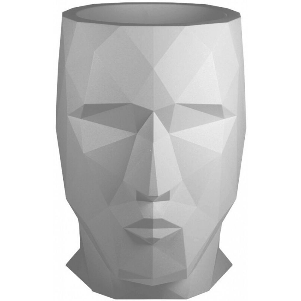 070279 Кашпо матовое стальное 42см Vondom Adan - Вид №3