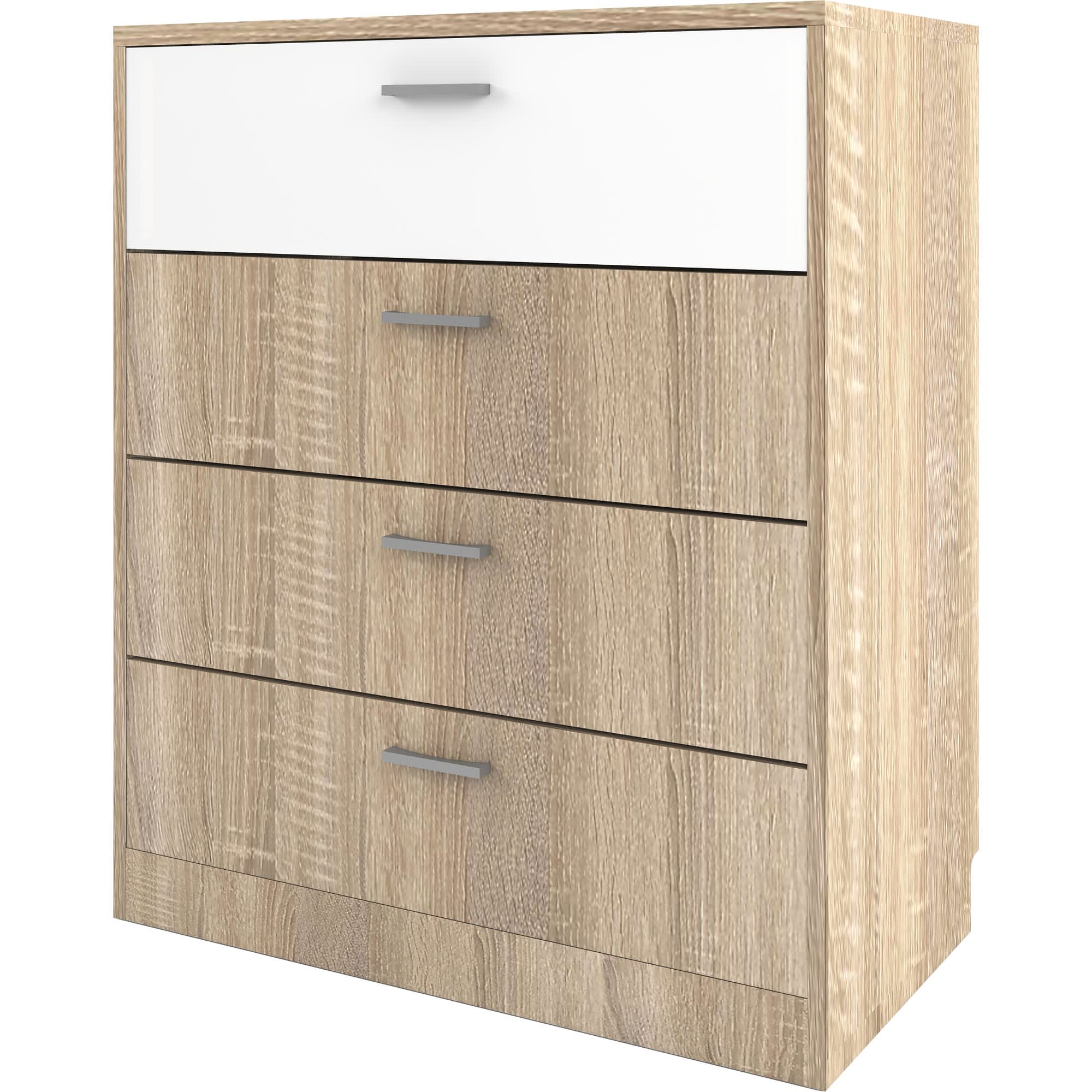 18592745 Каркас комода 99x80x44,3 см, 4 ящика, цвет дуб сонома Santreyd  - Вид №1