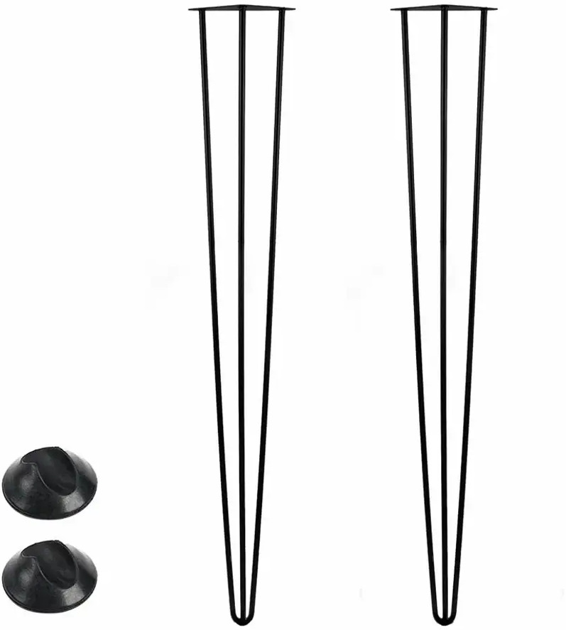 90530128 Опора мебельная DUCK&DOG усиленная 110 цвет черный 2 шт STLM-1009896