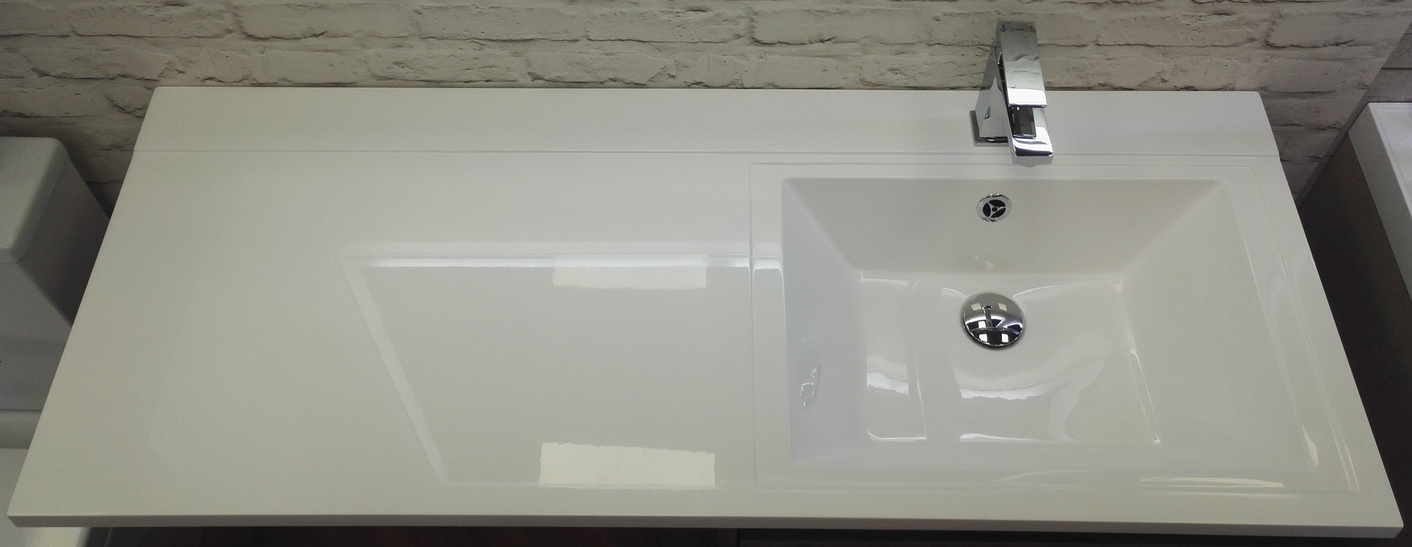 Мебель для ванной под стиральную машину BelBagno KRAFT-LVD-580/1200-2C-PIA-PG  - Вид №4