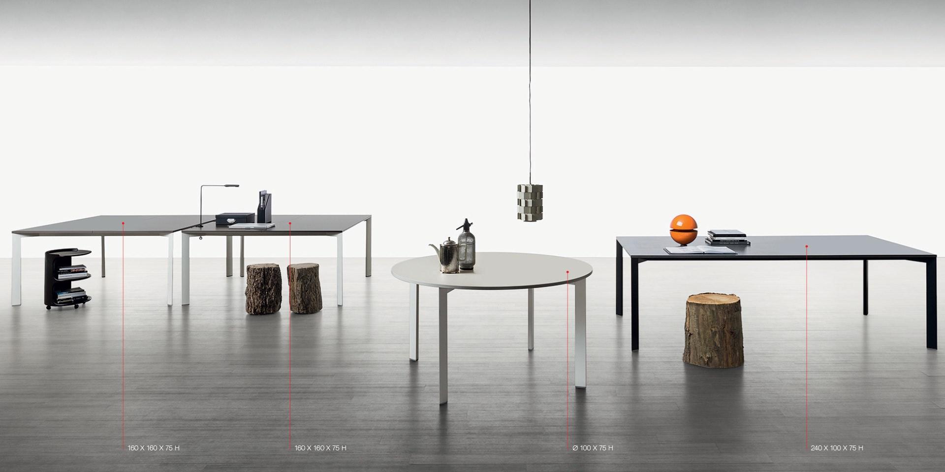 Citterio Круглый алюминиевый стол для переговоров Shard sun-id-1443895 - Вид №4