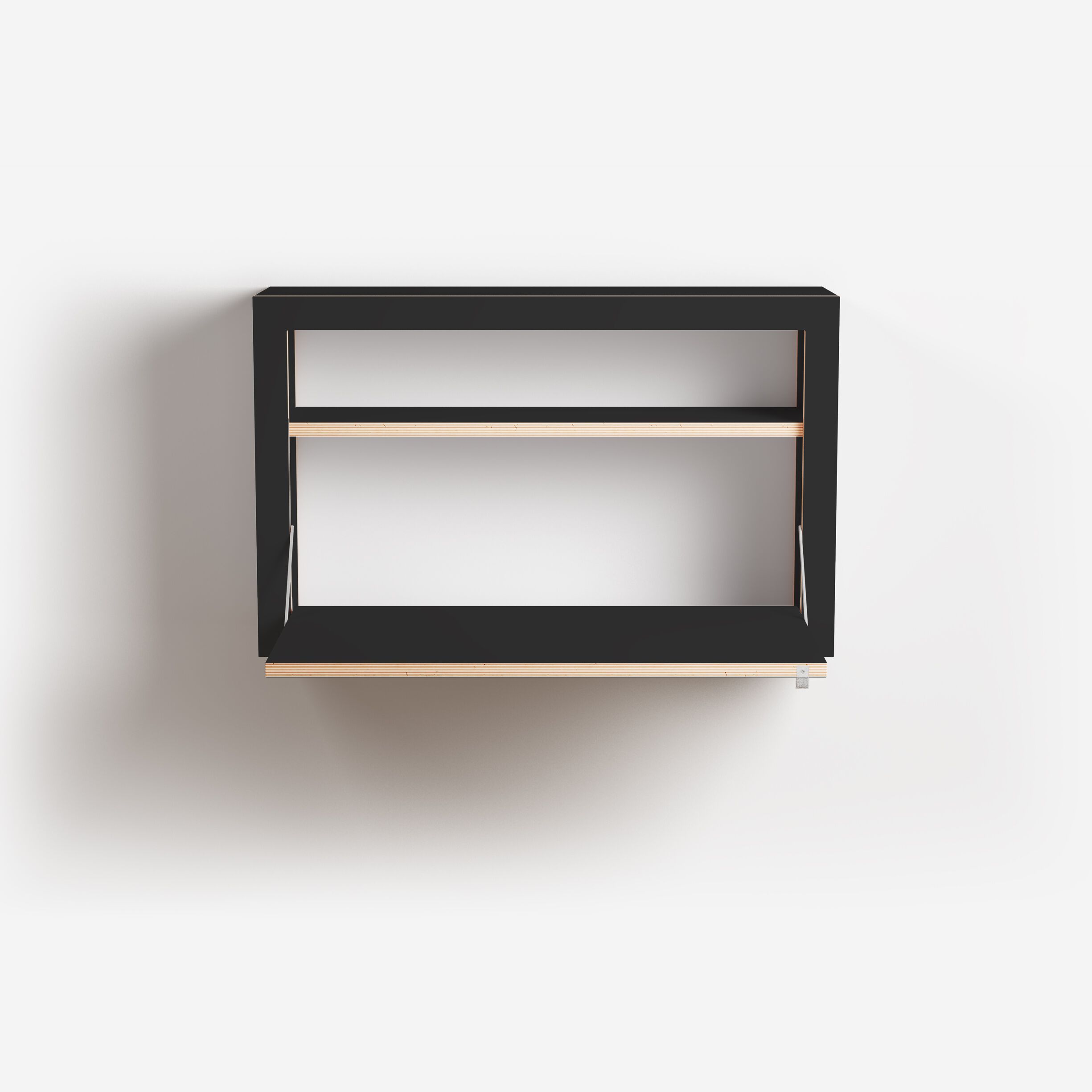 Фанерный подвесной письменный стол с откидными дверцами AMBIVALENZ Fläpps Box 80x50x20 ARCH-00116510 - Вид №7