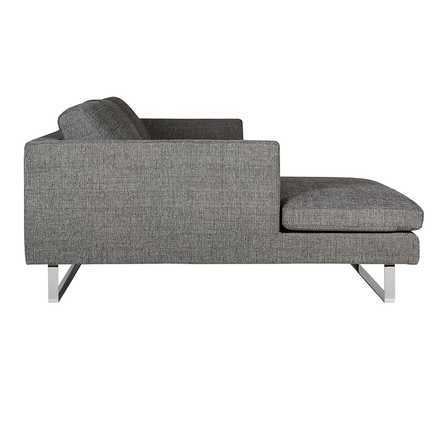 Угловой диван левый TOKYO черно-белый Sits S1661 - Вид №2