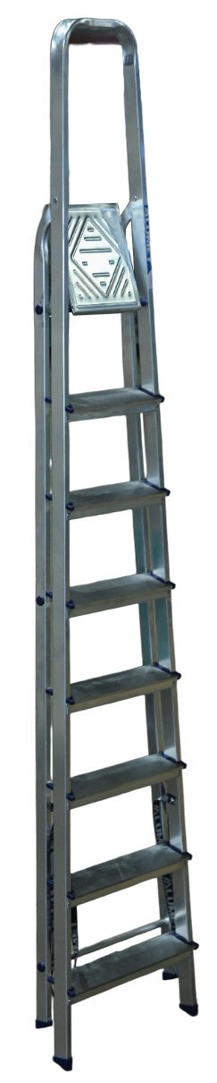 Стремянка алюминиевая 8 ст ALUMET Ам708 - Вид №4