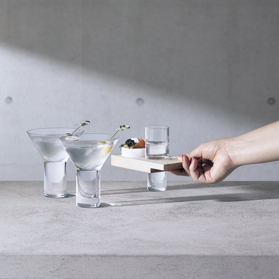 Набор из 2 бокалов для коктейлей vodka 240 мл LSA INTERNATIONAL ДИЗАЙНЕРСКИЕ 00-3894746 Прозрачный  - Вид №4