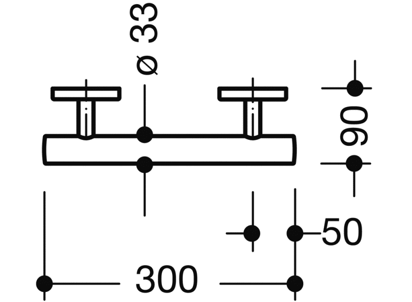 950.36.10091 ручка для захвата HEWI System 800 K  - Вид №12