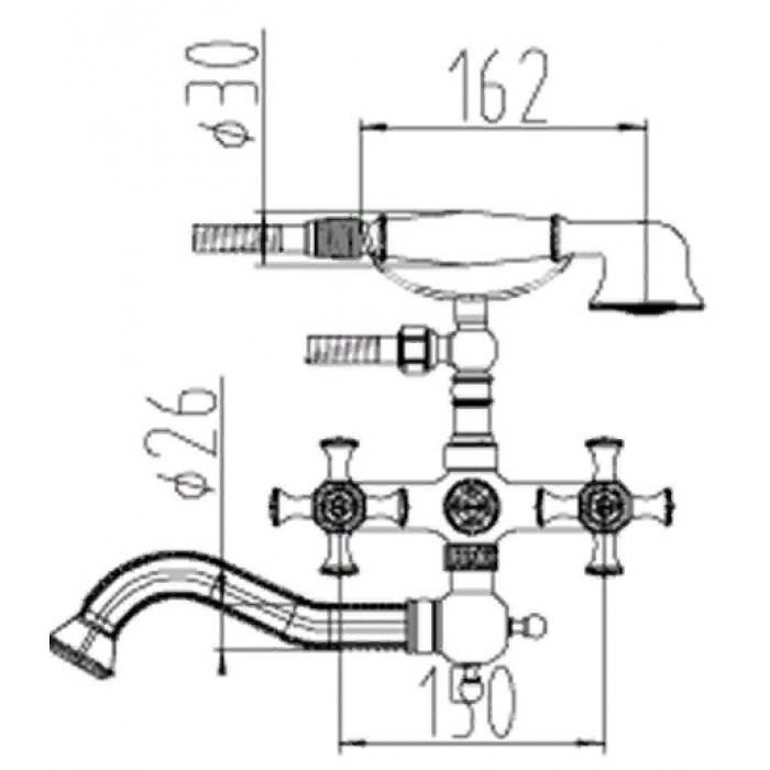 Zorg A 7000W-SL серебро Смеситель для кухни Zorg  - Вид №2