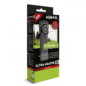 ПР0048746 Нагреватель ULTRA HEATER 50W для аквариума 15 - 50 л (пластиковый, регулируемый) AQUAEL