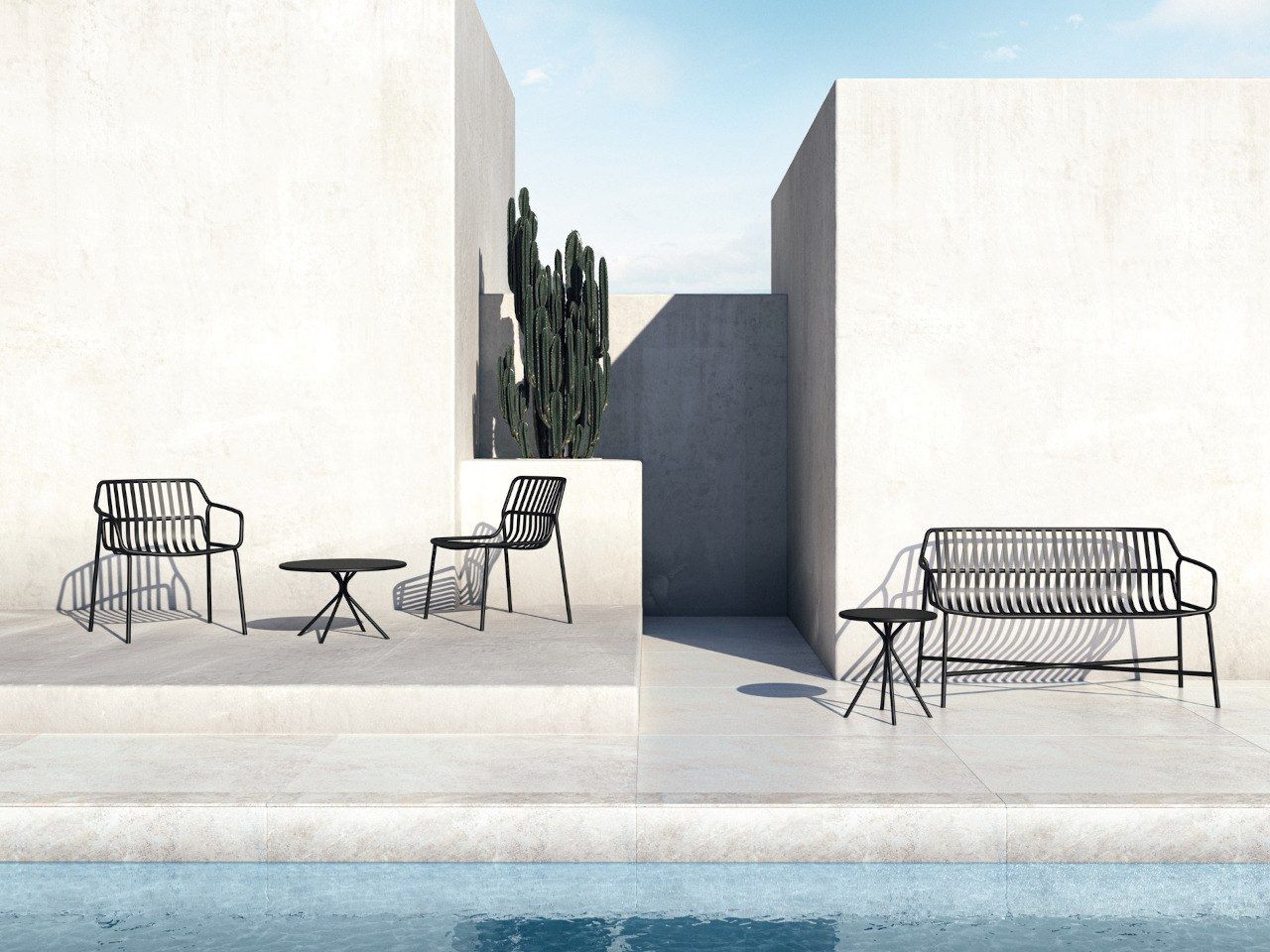 Штабелируемое стальное кресло с порошковым покрытием Brunner crona steel ARCH-00054267 - Вид №3