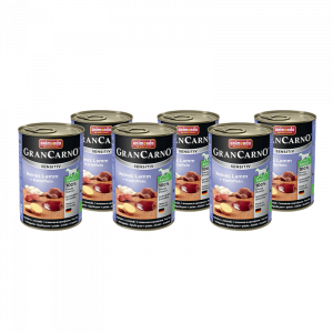 ПР0049490*6 Корм для собак GranCarno Sensitiv с чувствит. пищеварением, ягненок, картофель 400г (упаковка - 6 шт) Animonda