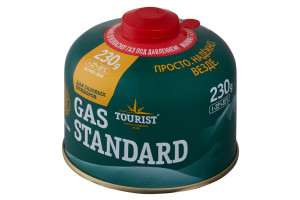 16421289 Газовый баллон STANDARD TBR-230 230 г, резьбовой 00000000367 TOURIST