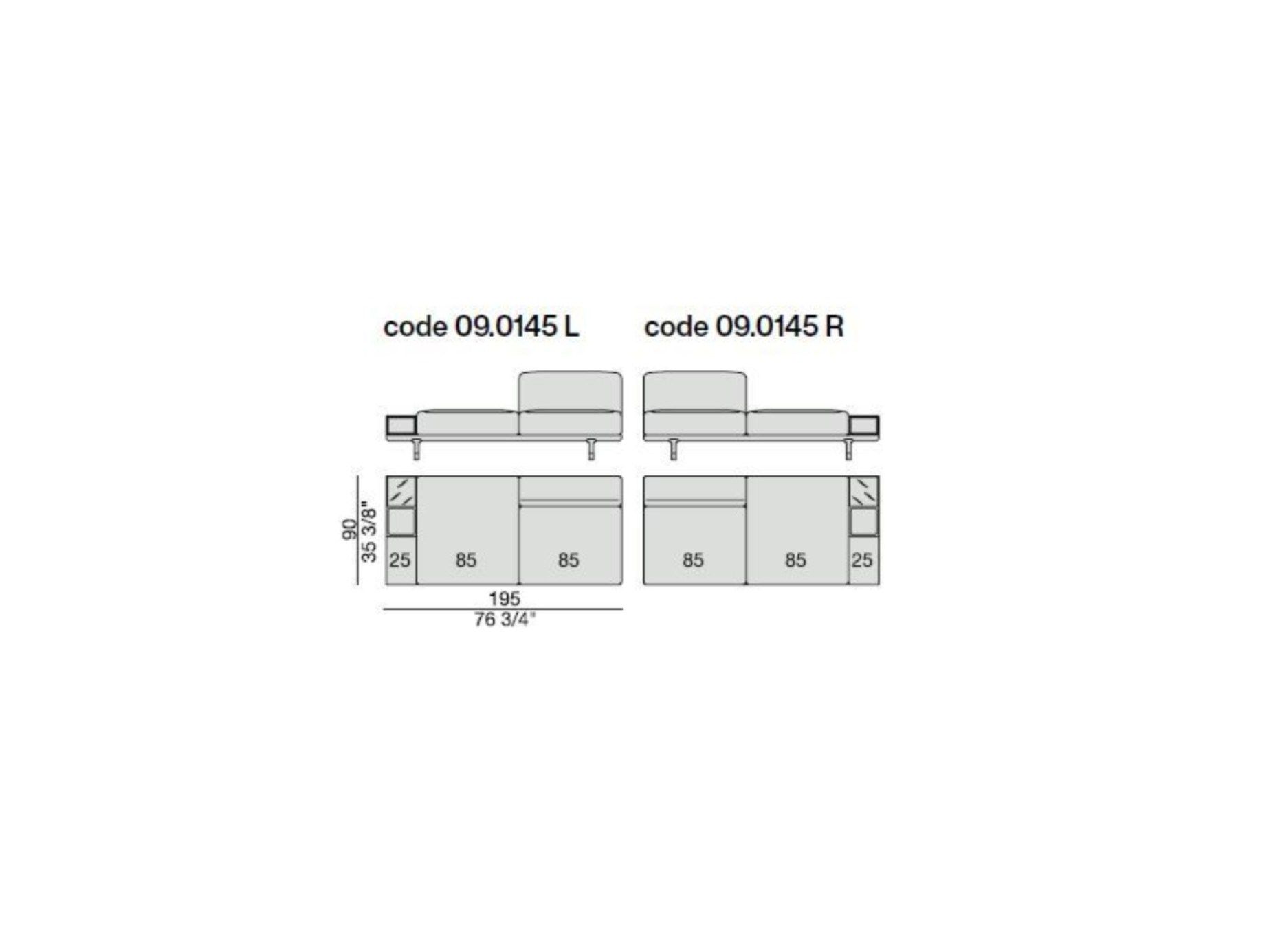 Тканевый диван с отсеком для хранения Porada Soul ARCH-00136846 - Вид №19