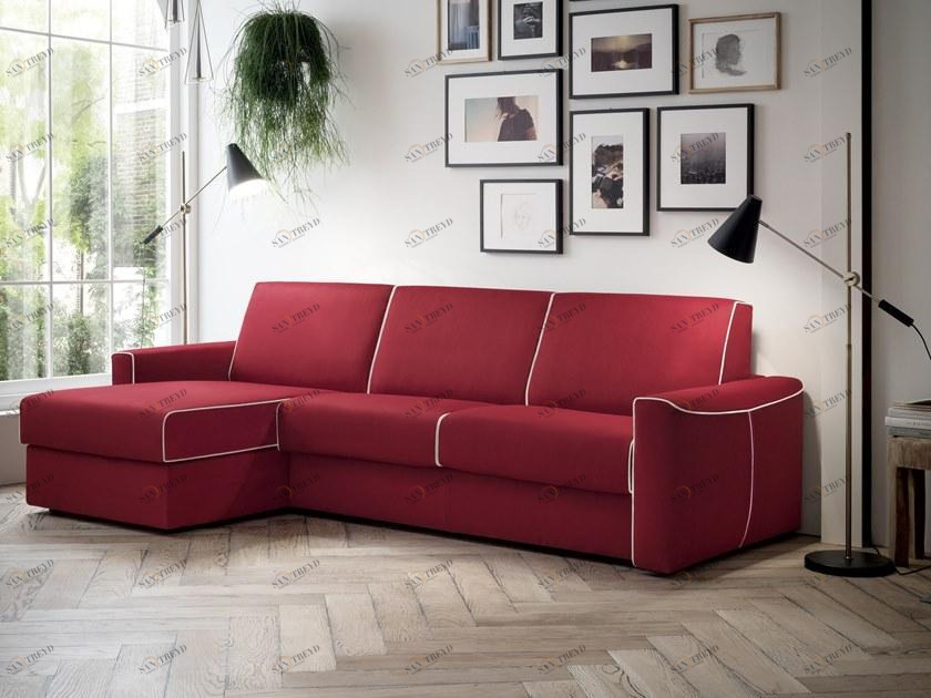 Felis 4-местный тканевый диван-кровать с шезлонгом Day & night sun-id-1365537