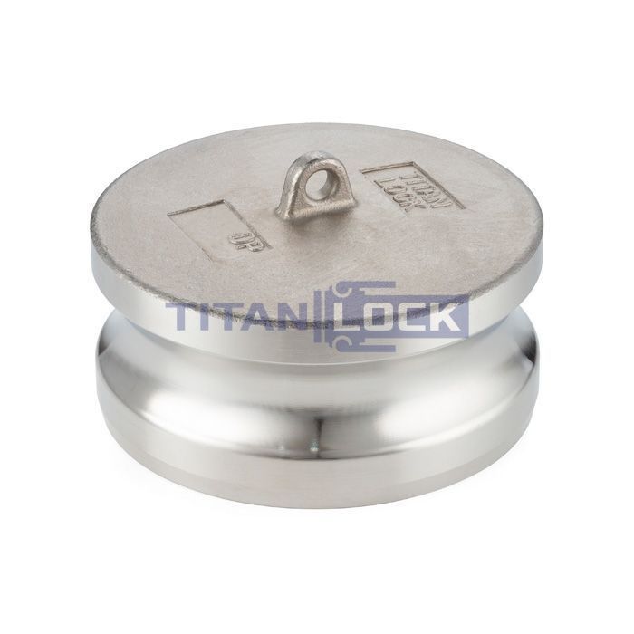 Камлок нержавеющий тип DР, заглушка для розетки 5", AISI304, TL500DPSS TITAN LOCK  - Вид №2