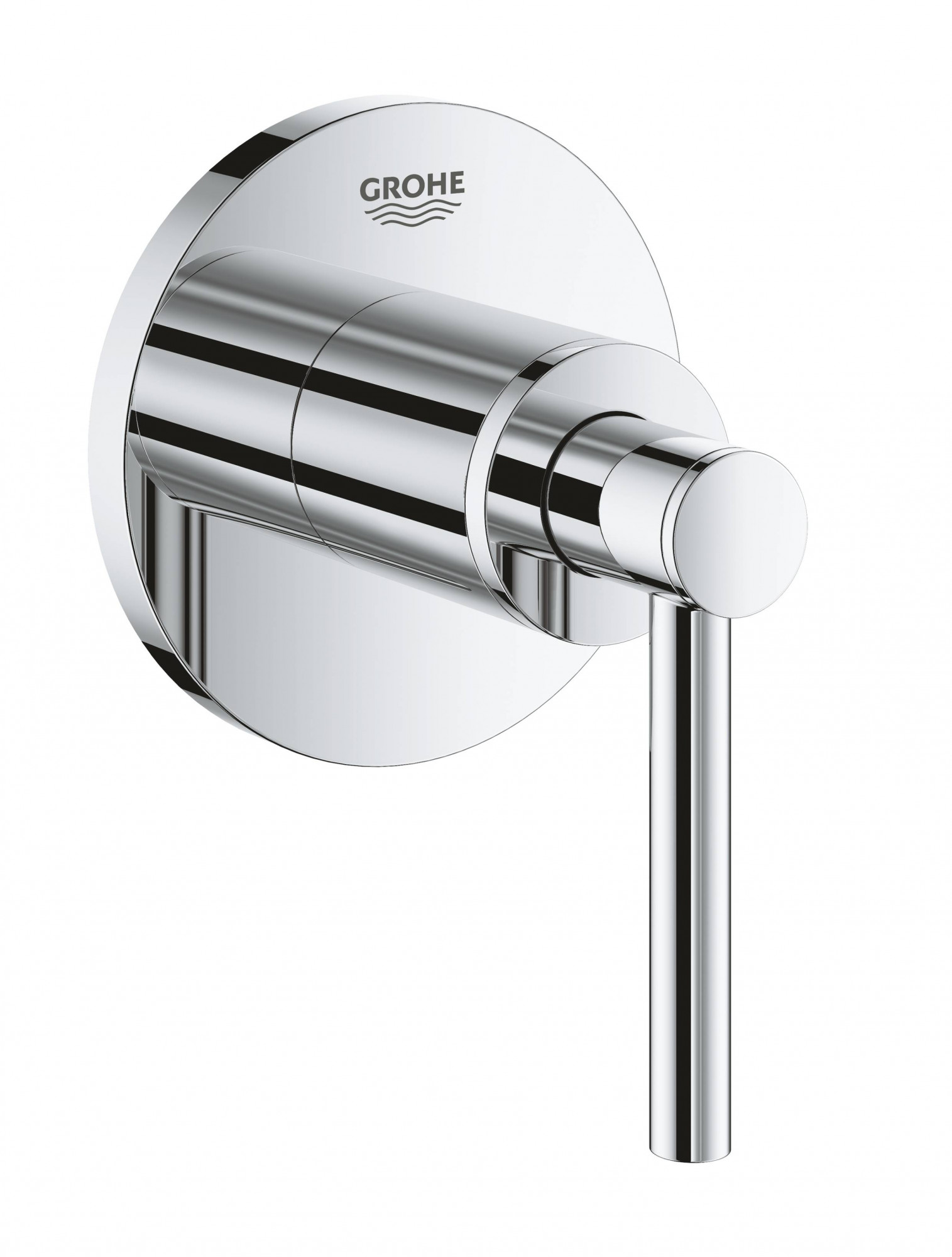 Накладная панель GROHE Atrio New для скрытой вентильной головки (35028000 или 29032000), рукоятка-рычаг, хром (19088003)