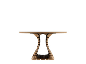 Овальный дубовый обеденный стол