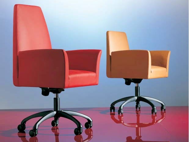 5-спицевое кожаное офисное кресло OAK дорожки ARCH-00055350 - Вид №1