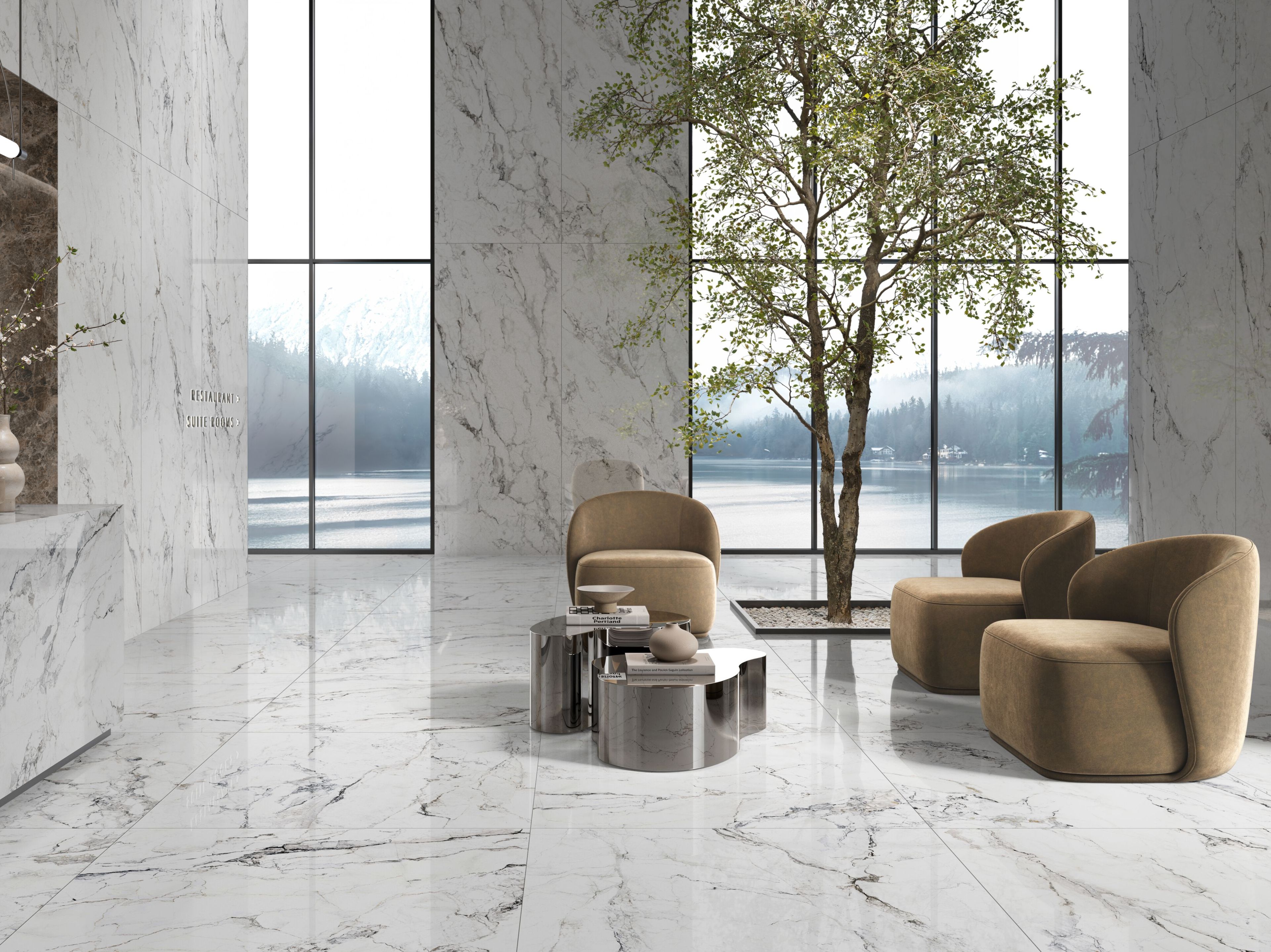 Пол / керамогранит с мраморным эффектом VitrA Bathrooms MARBLEART ARCH-00119840