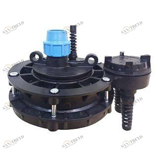 Оголовок скважинный ДЖИЛЕКС пластиковый, с базовой частью  ОСПБ 110-130/25 6015JLX