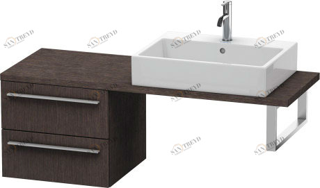 XL542707272 X-Large Шкафчик для компактной консоли Дуб брашированный, натуральный шпон Duravit