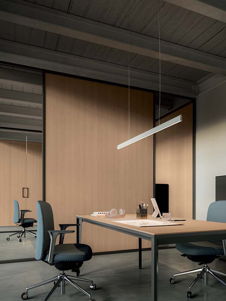 Алюминиевый светодиодный подвесной светильник Quadrifoglio Group Дизайнерское освещение ARCH-00128448 - Вид №1