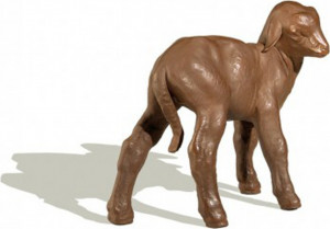 10559004 Meissen Фигурка 14см "Ягненок" (Эрих Ойме, 1957г.) Фарфор