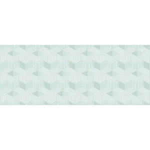 Декор настенный Azori Lounge Mint Geometria 20.1x50.5 см глянцевый цвет ментоловый геометрия