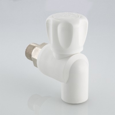 VTp.718.0.02505 Кран шаровой полипропиленовый со сгоном угловой Valtec 25 мм х 3/4"  - Вид №5