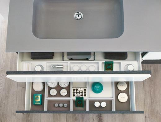 BMT Двойная подвесная тумба под умывальник с зеркалом Sound.tekno sun-id-1422430 - Вид №4