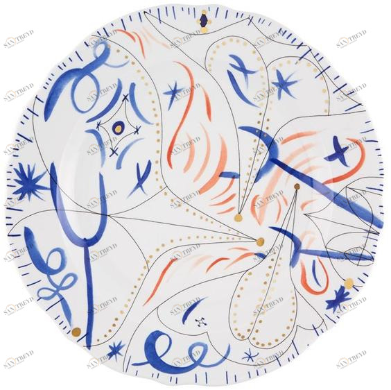 Vista Alegre Сервировочная тарелка из фарфора Folkifunki 21127783 