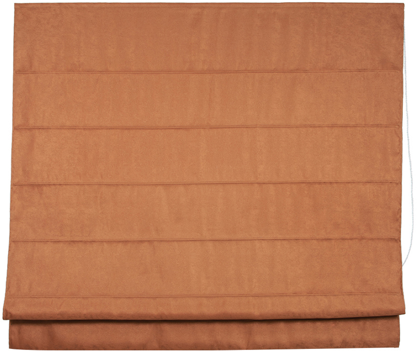 91066698 Римская штора Plain Lux 120x160 см цвет латунь STLM-0465974 ЭСКАР