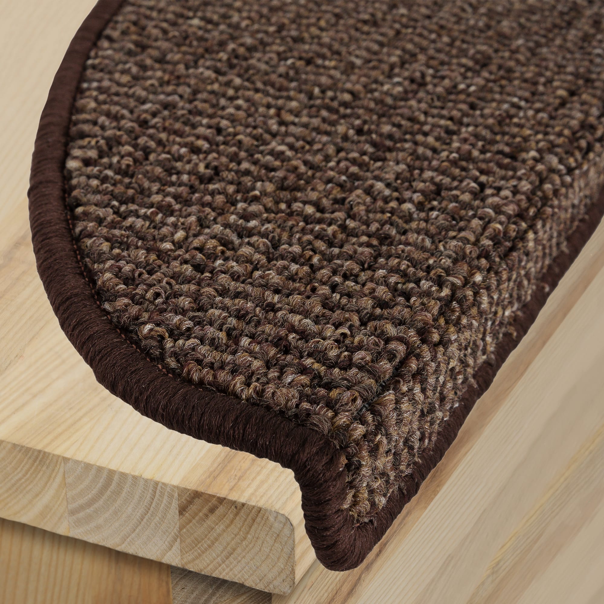 16630322 Коврик для ступеней «Caransa» 65x25 см цвет коричневый Santreyd  - Вид №1