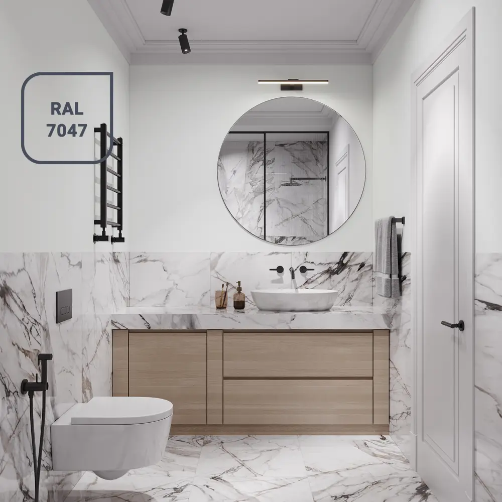 Краска Brite для плитки матовая белая 2,5 л - влагостойкое покрытие для ванной и кухни 88110038 STLM-0076787 - Вид №5