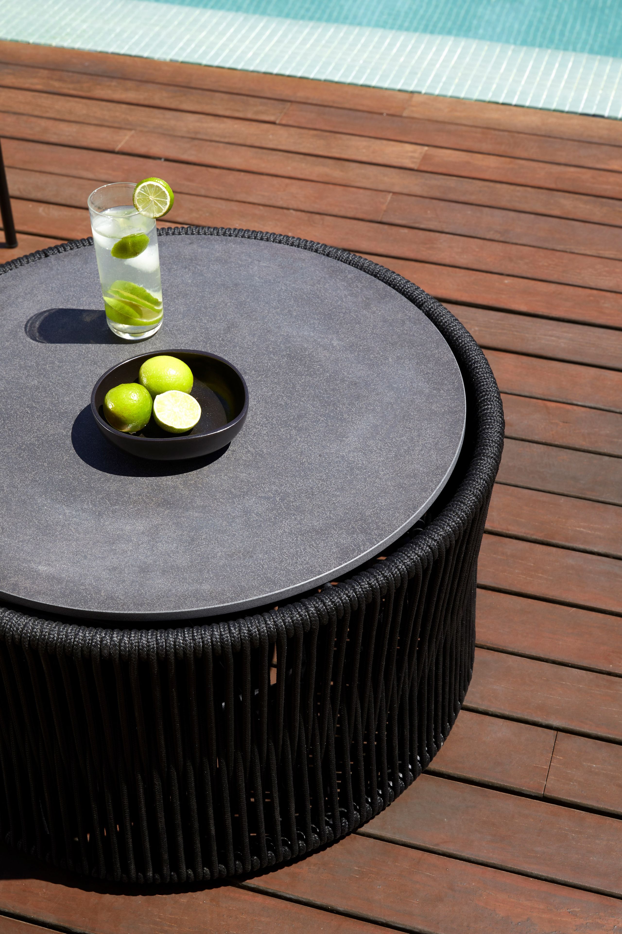 Круглый веревочный садовый столик POINT Weave ARCH-00038437 - Вид №2