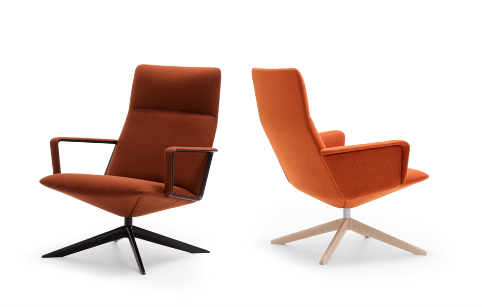 Спицевое кресло с высокой спинкой Andreu World Capri Lounge ARCH-00027098 - Вид №4