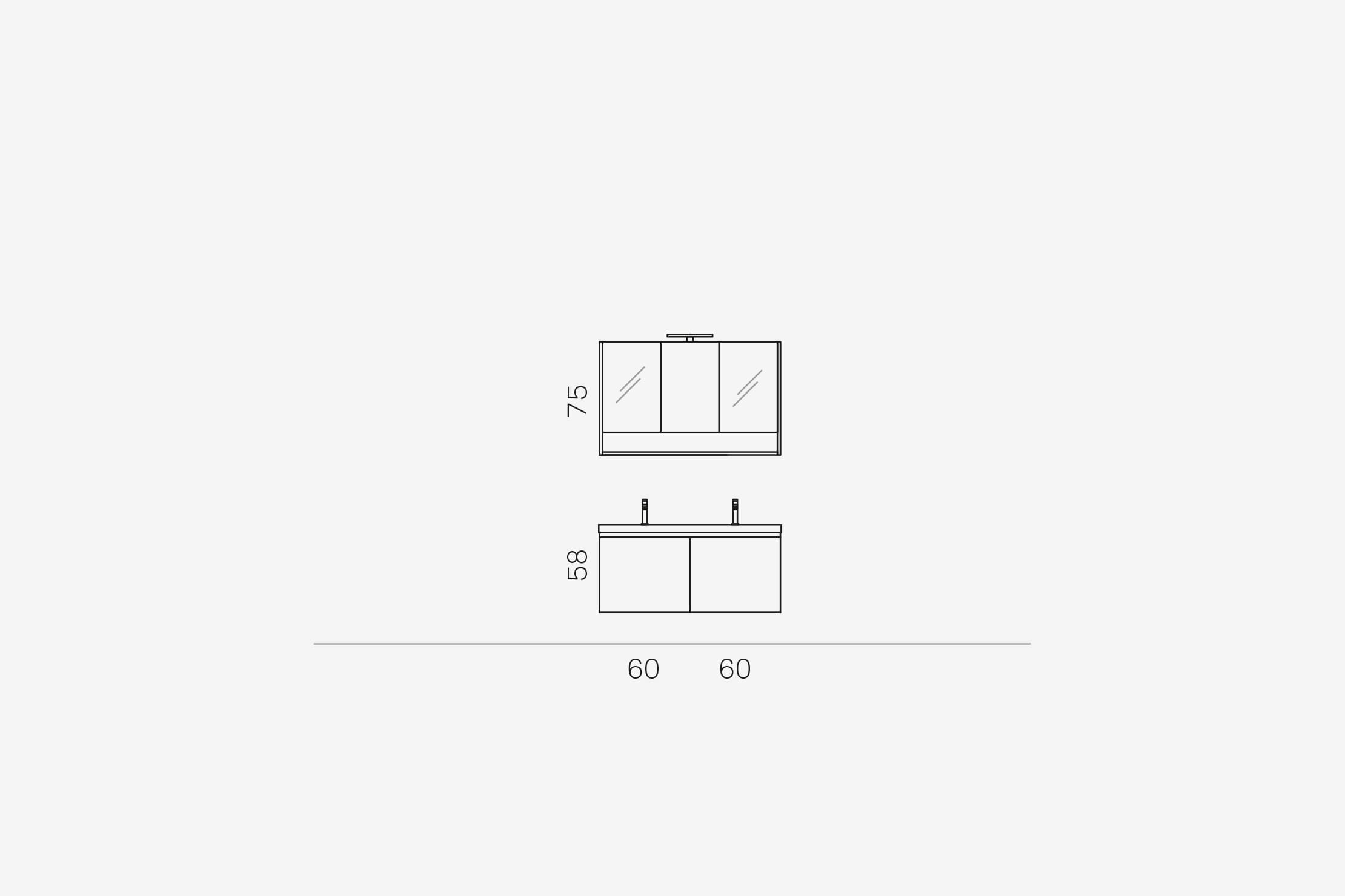 Комплект мебели 27 Arcom E.gò STARC67 - Вид №1