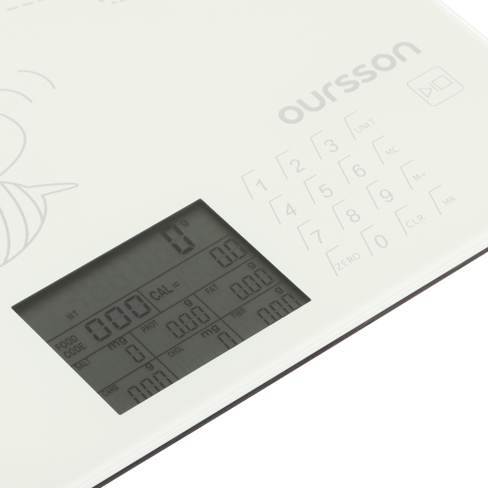 8195347 Кухонные весы Oursson KS0502GD/IV разноцветный STDN-0065879 - Вид №2