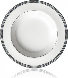 10646030 Noritake Тарелка суповая Noritake "Богарт платиновый" 24,7см Фарфор костяной