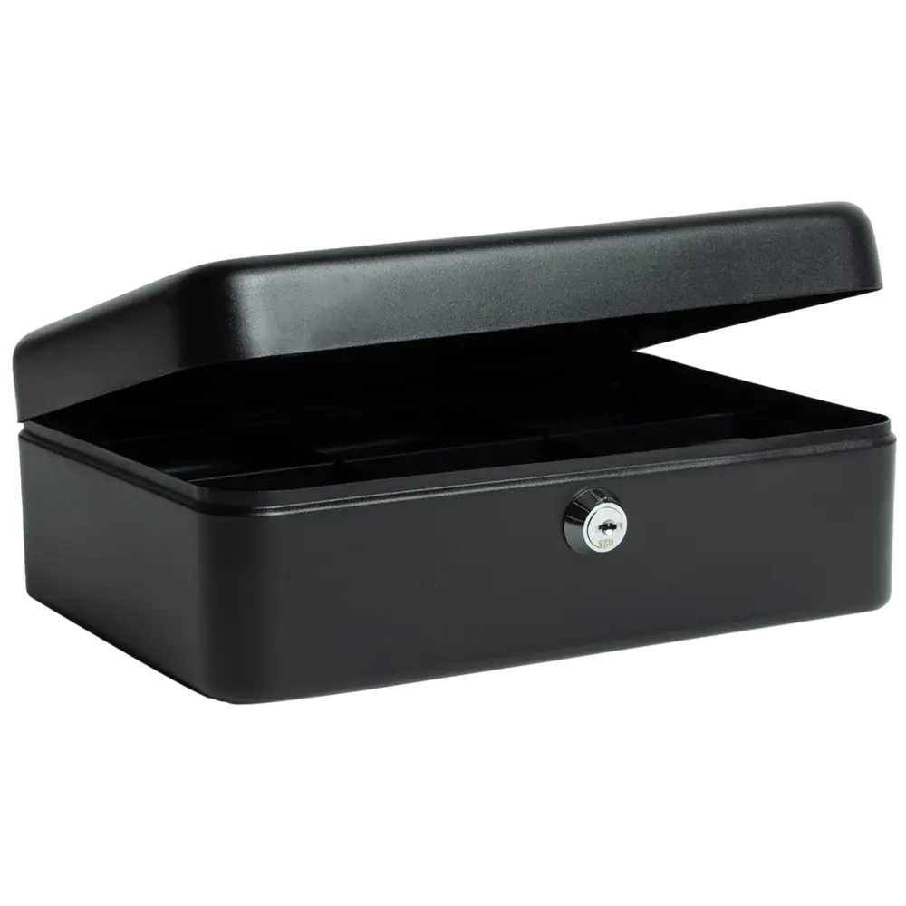 Кэшбокс ключевой замок 250x180x90 мм черный 89418322 STLM-2125718 Santreyd 