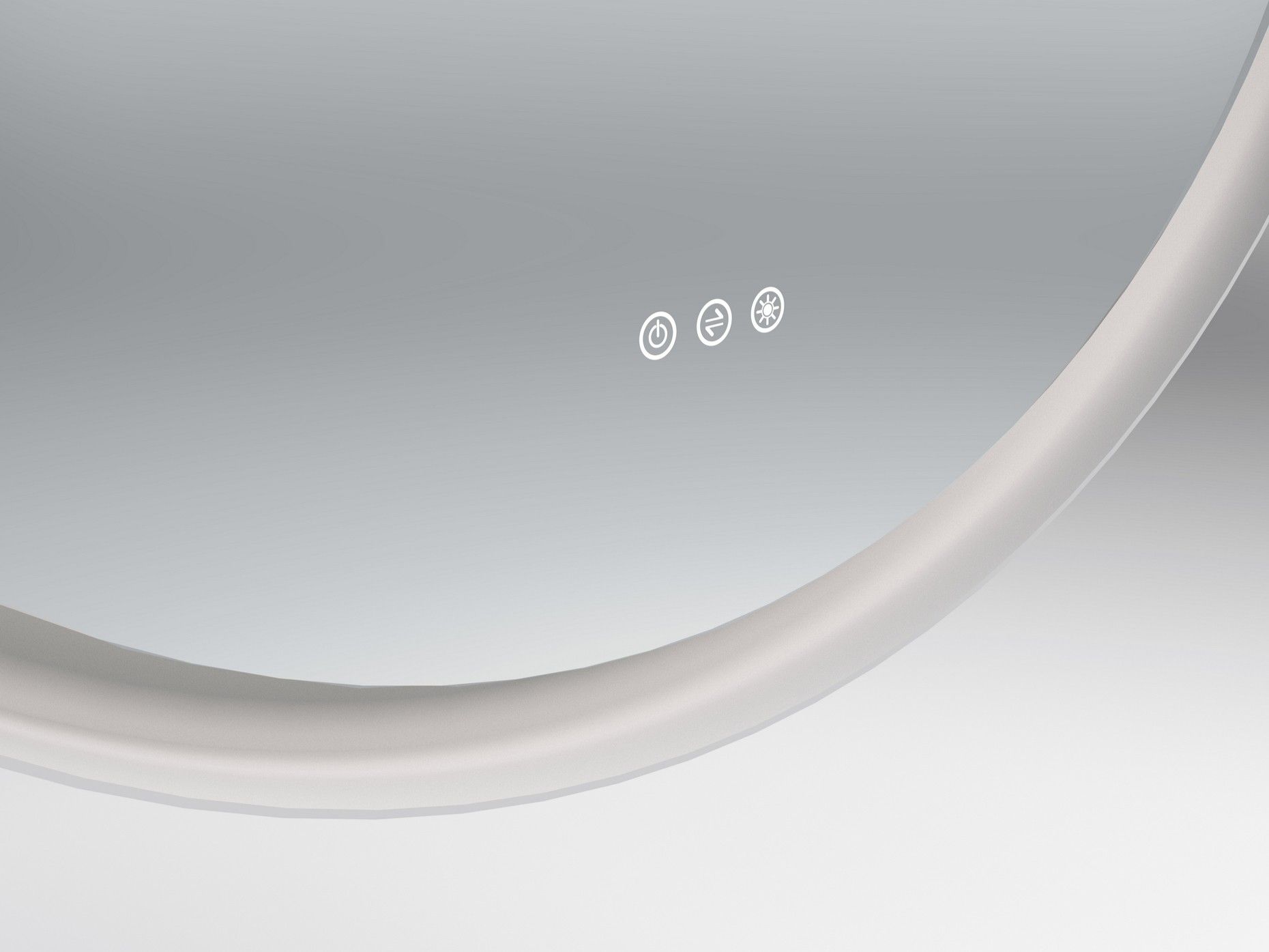 Круглое зеркало с рамкой и встроенным освещением DDL Reflex ARCH-00029636 - Вид №2