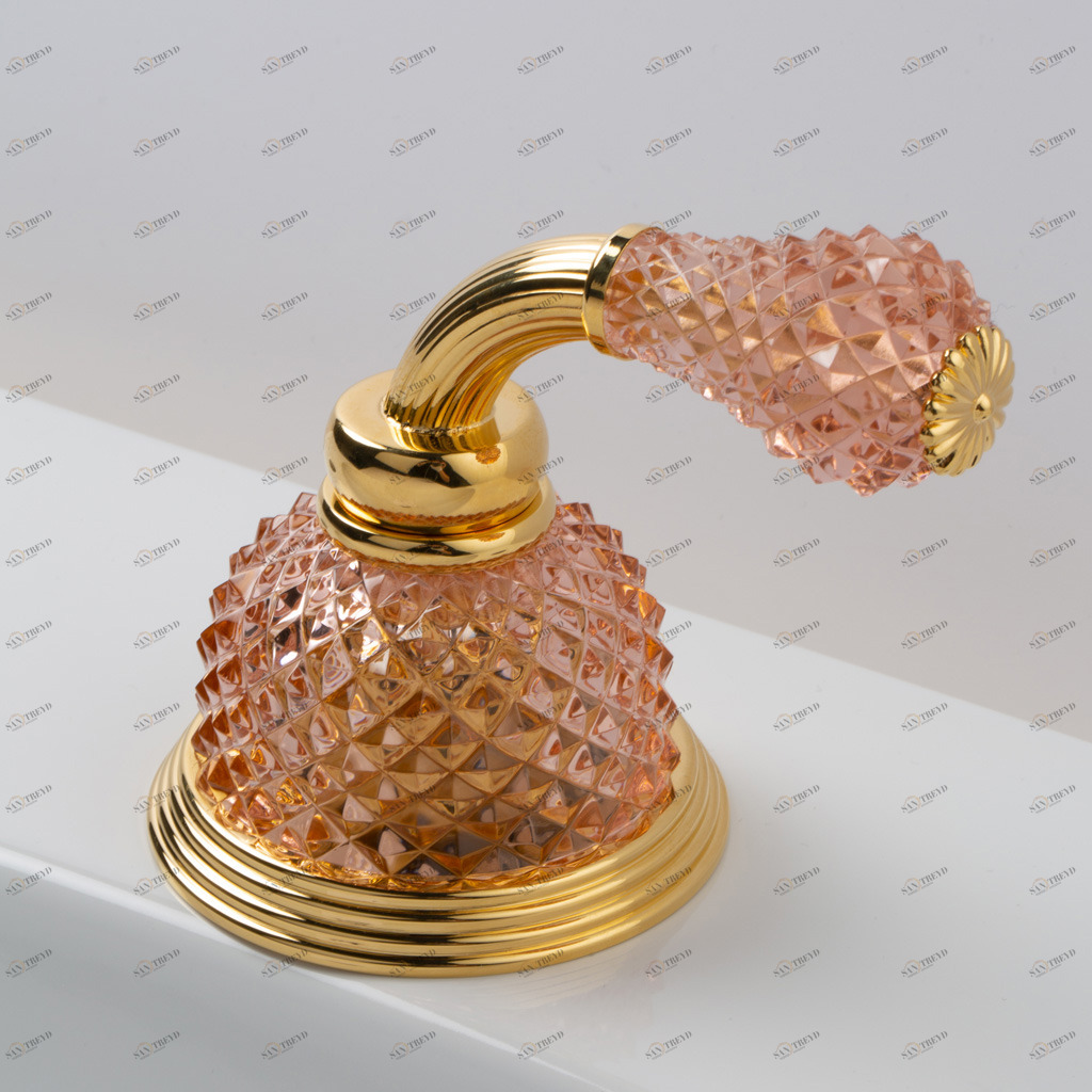 C56-327C C56-327C Клапан на ободе 3/4 ”C РУЧКА КУПОЛЬНАЯ DI Cristal & Bronze DÔME À MANETTES DIAMANT 