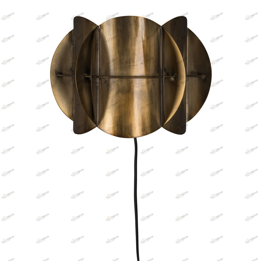 Лампа настенная Corridor, античная латунь Dutchbone 5400021