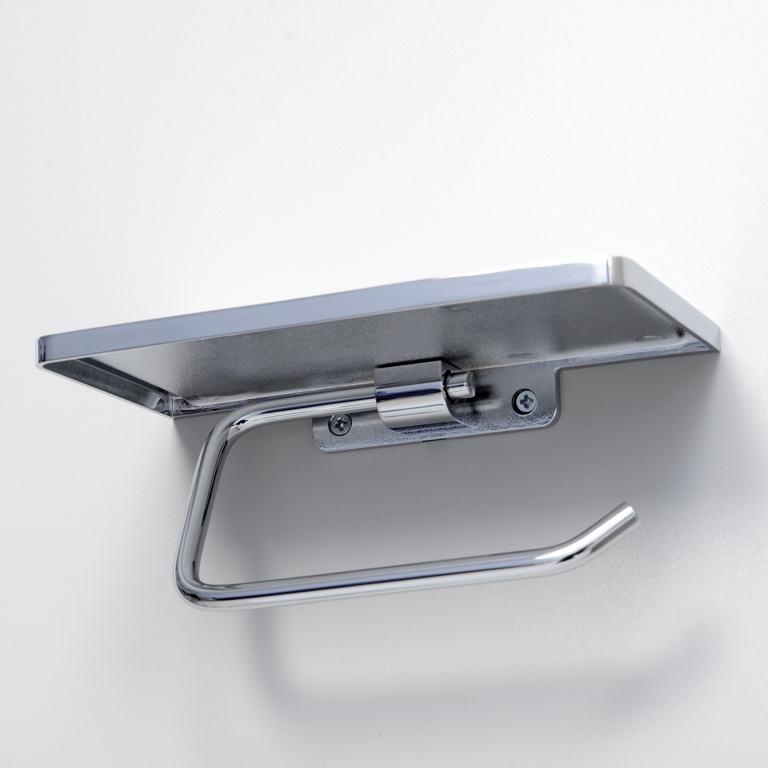 K-1325 Держатель туалетной бумаги с полочкой для телефона WasserKRAFT  - Вид №1