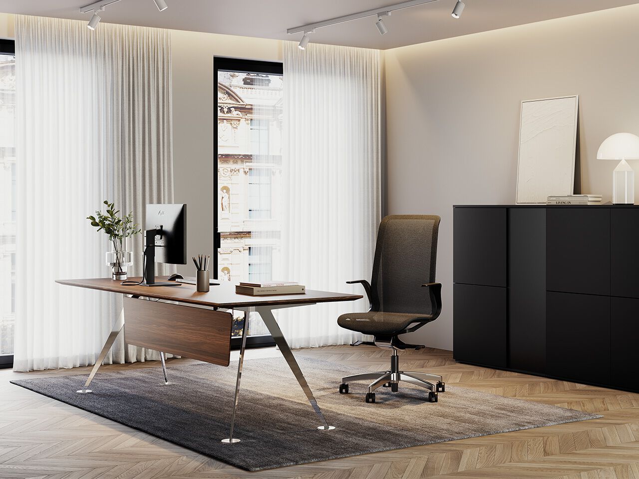 Ткань поворотный операционный офисный стул с колесами FREZZA Jodie ARCH-00146560