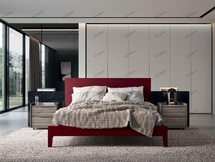 Febal Casa Деревянная кровать с высоким изголовьем sun-id-1489060