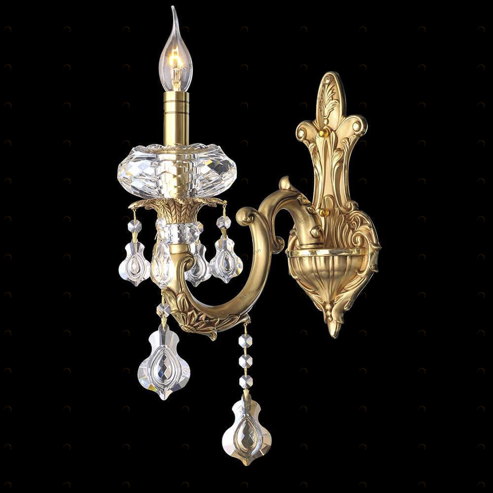 Бра настенное бронзовое Lumien Hall "Воллис" 20176.02.04.01 LUMIEN HALL ВОЛЛИС 00-3888829 Бронза 