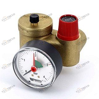 Watts KSG 30 N – группа безопасности котла латунная компактная, до 50 кВт 10005232