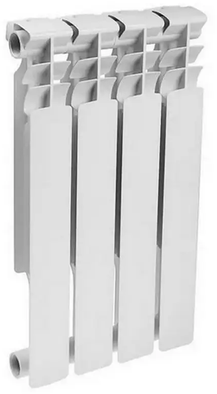 90717893 Радиатор Oasis Eco 500/80 4 секций боковое подключение биметалл белый STLM-0352568